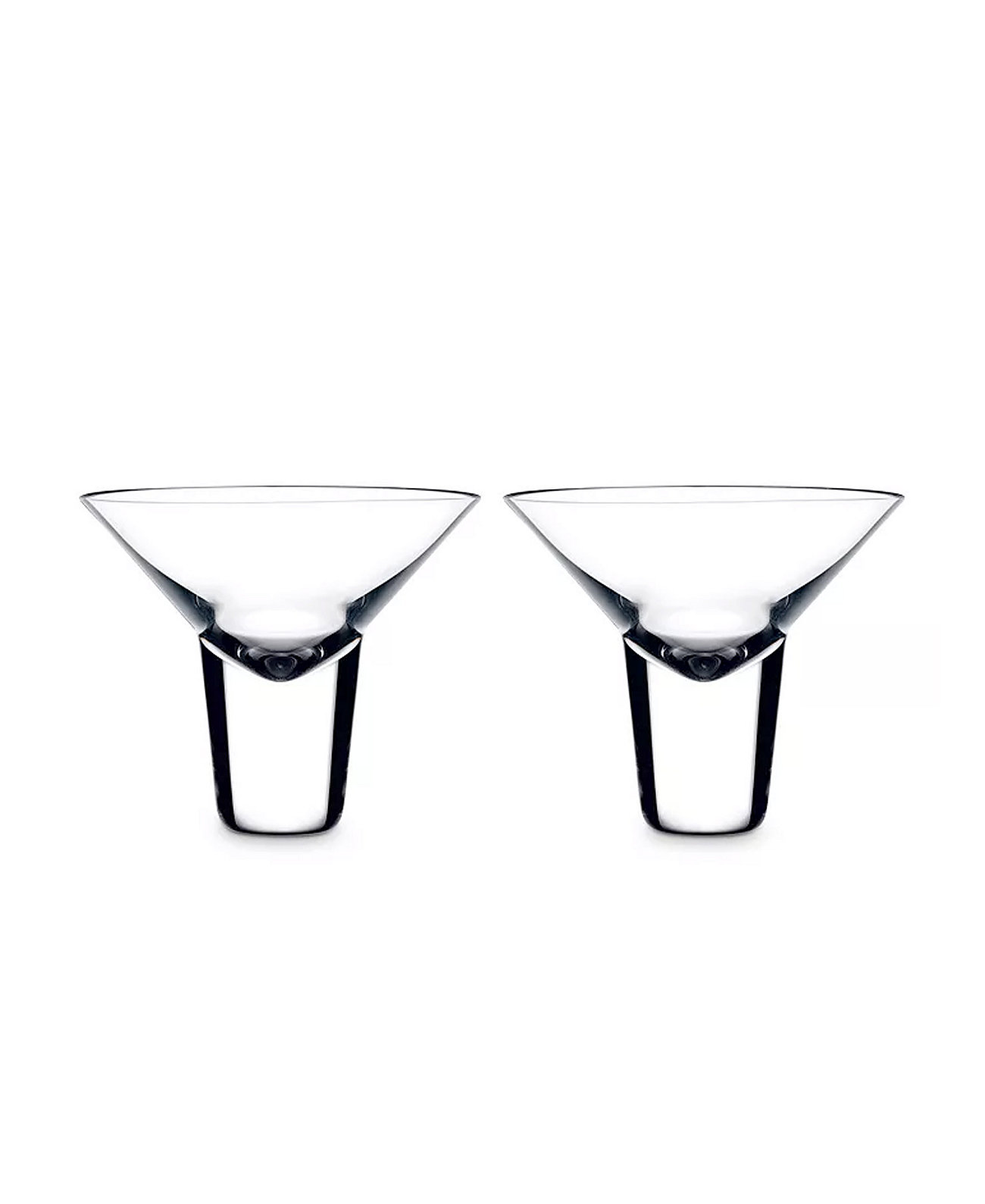 Gravity Martini Cocktail Glasses, Set of 2 Nude Glass