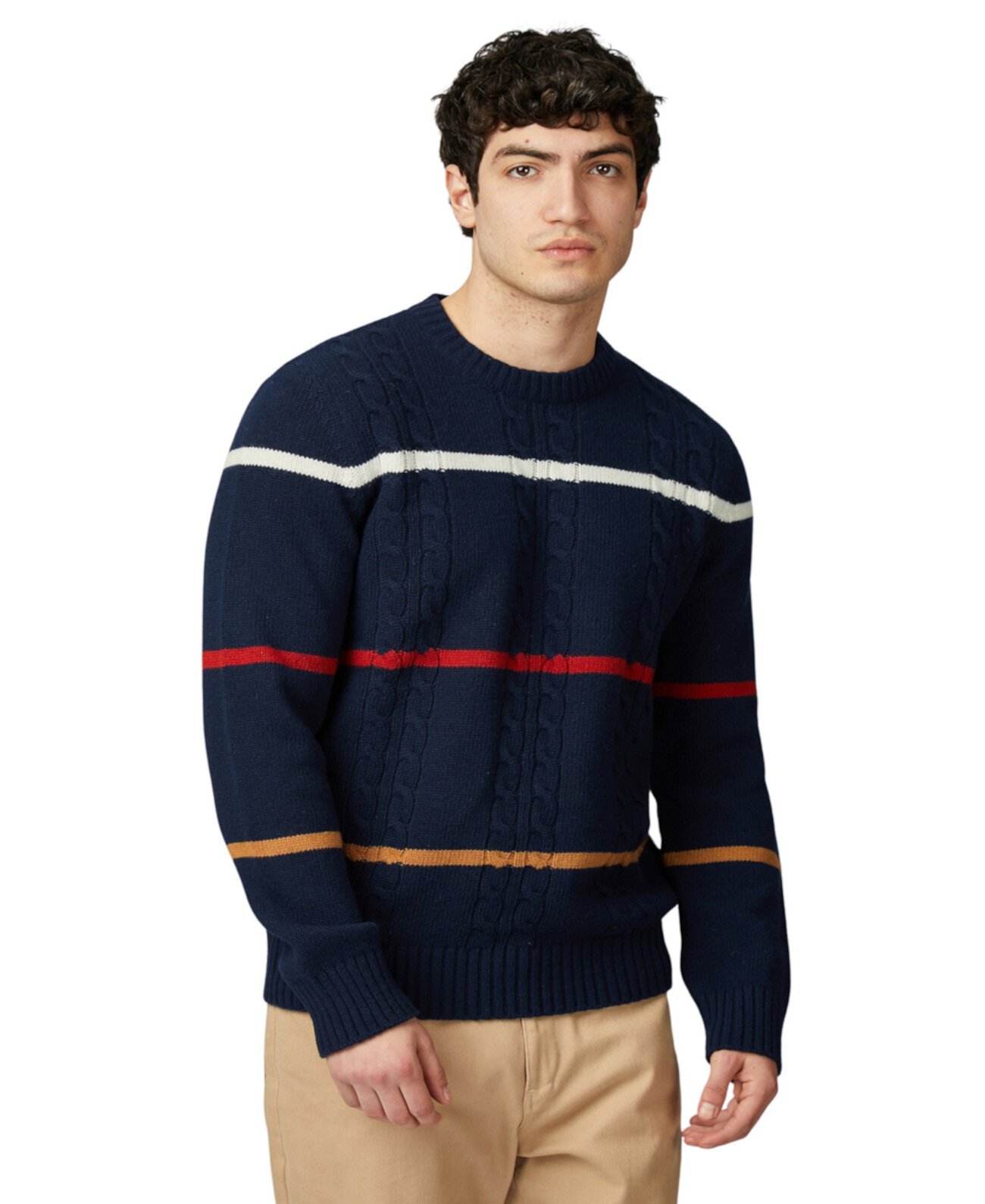 Мужской Свитер Ben Sherman Cable Stripe Ben Sherman