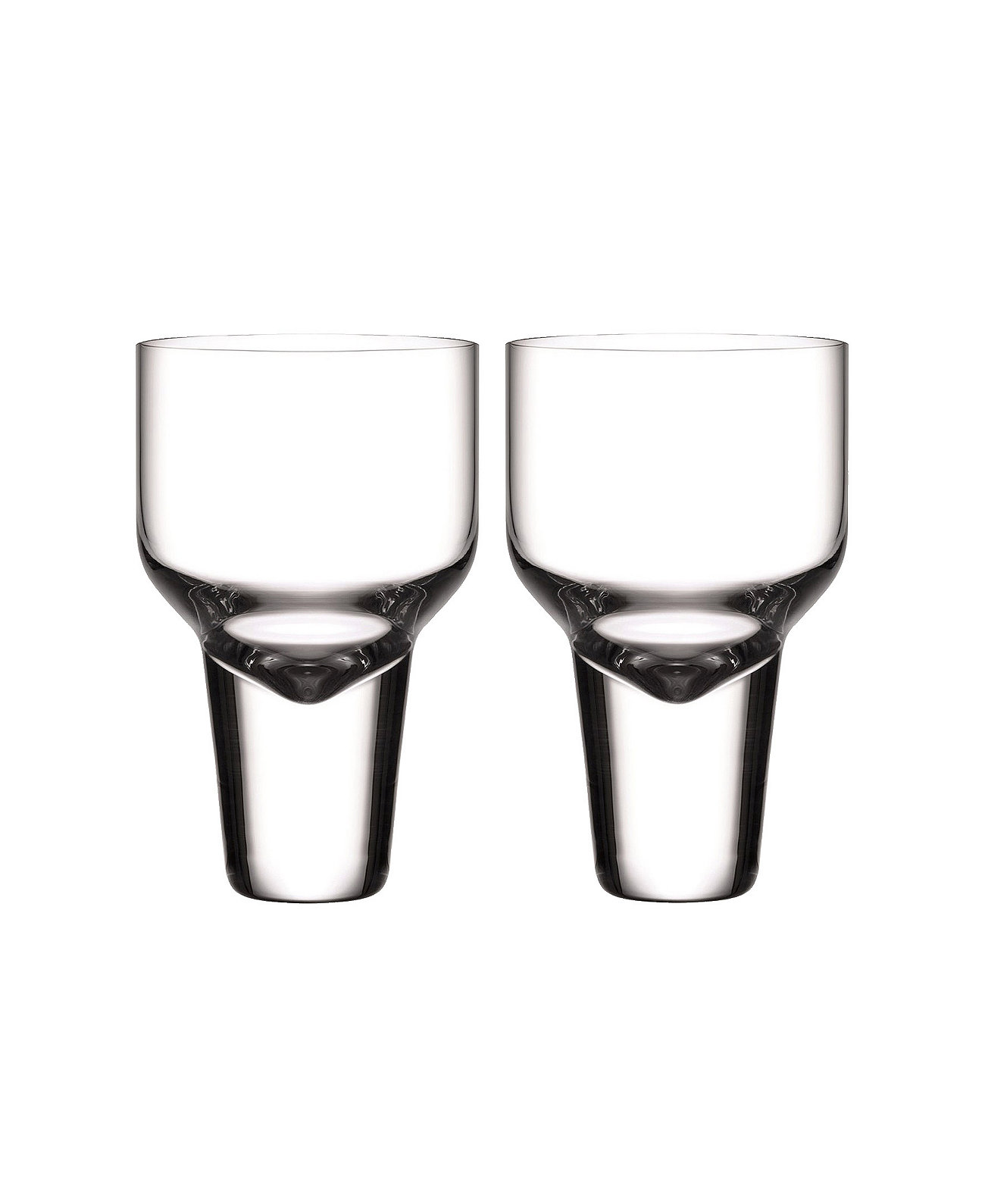 Gravity Small Cocktail Glasses, Set of 2 Nude Glass