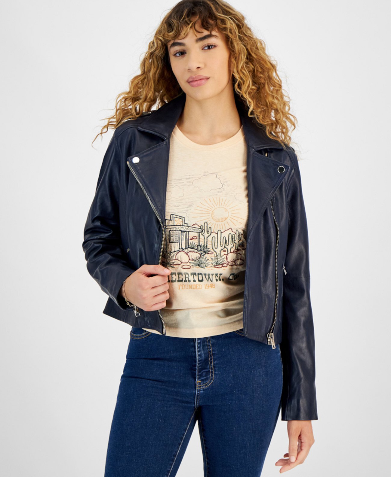 Женская Кожаная Куртка Lucky Brand Lucky Brand