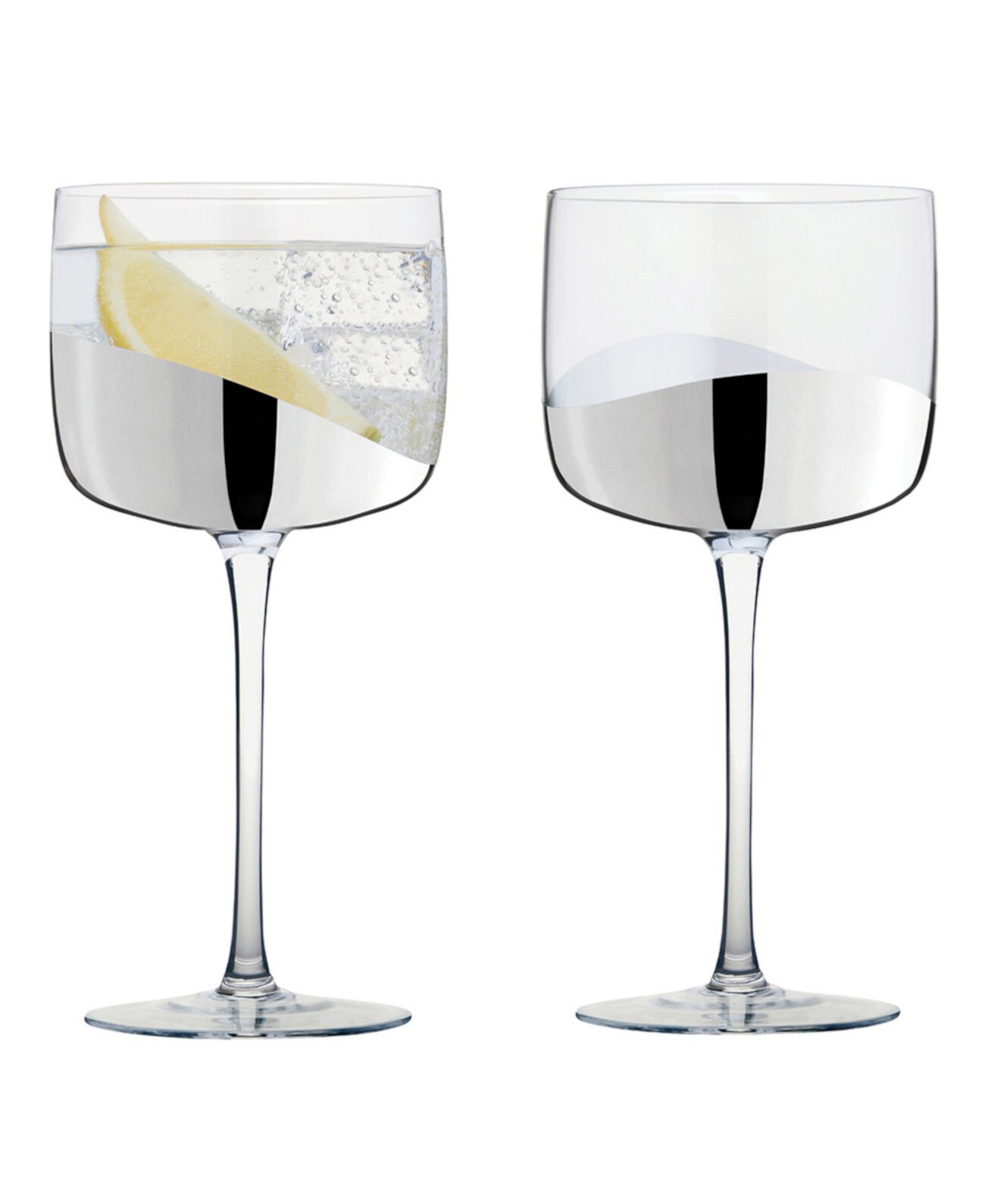 Wave Gin Glasses, Set of 2 Anton Studio Designs