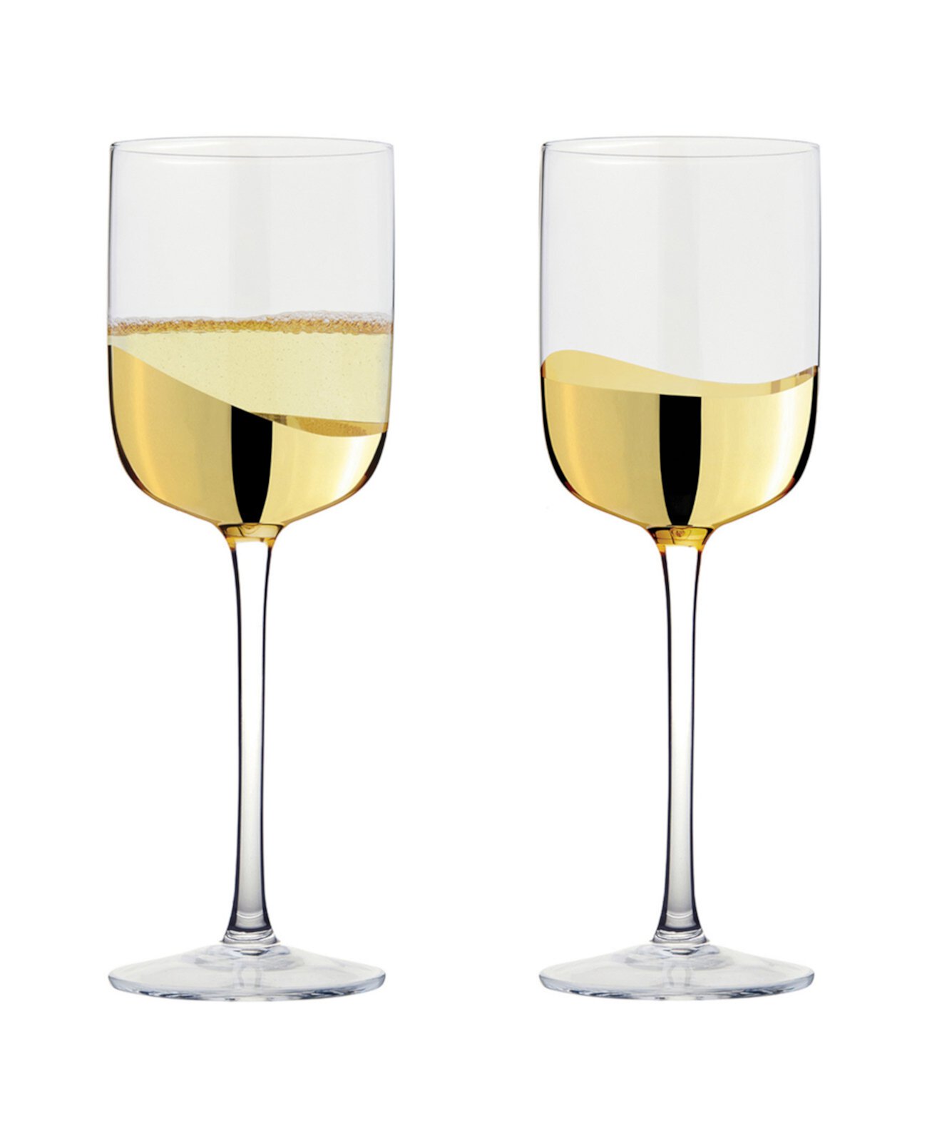 Wave Wine Glasses, Set of 2 Anton Studio Designs