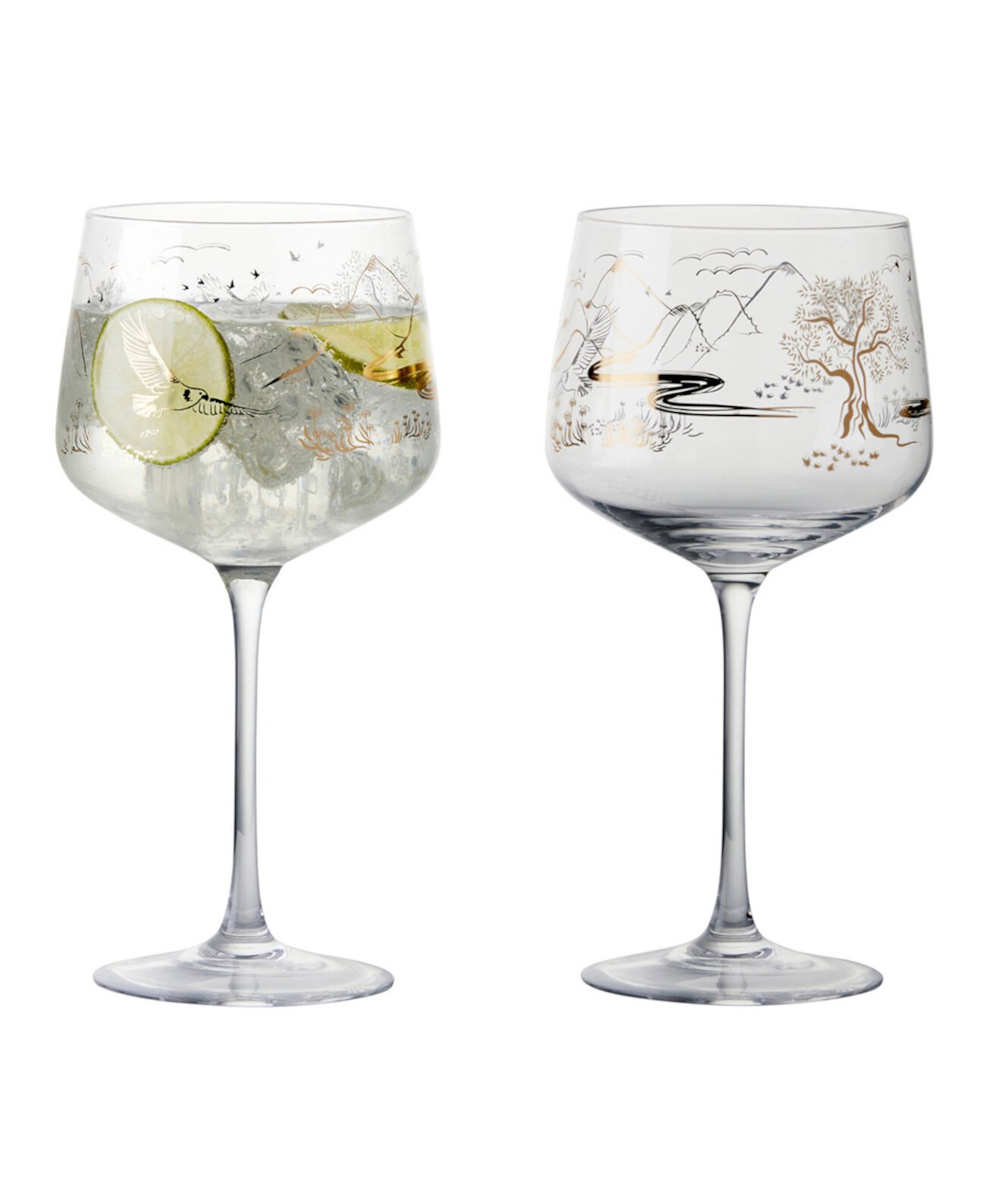 Skye Gin Glasses, Set of 2 Anton Studio Designs