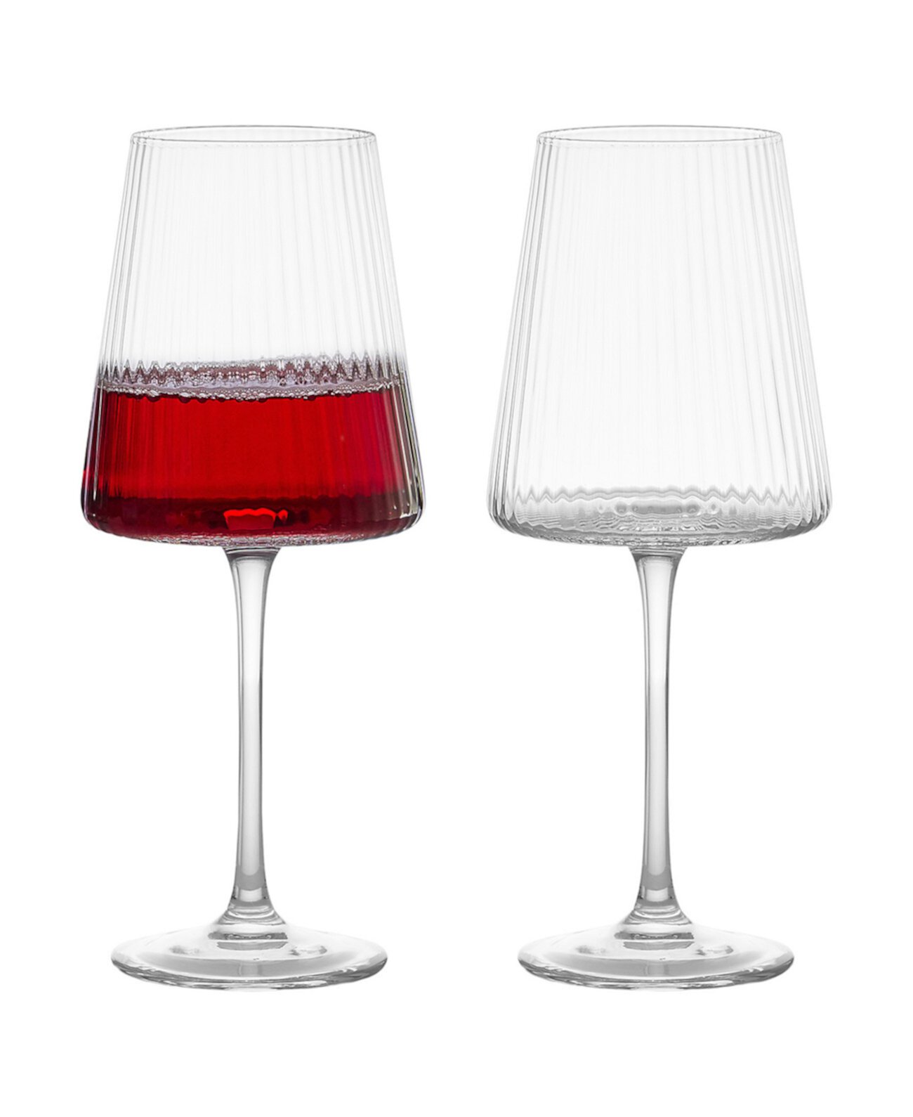 Empire Clear Wine Glasses, Set of 2 Anton Studio Designs