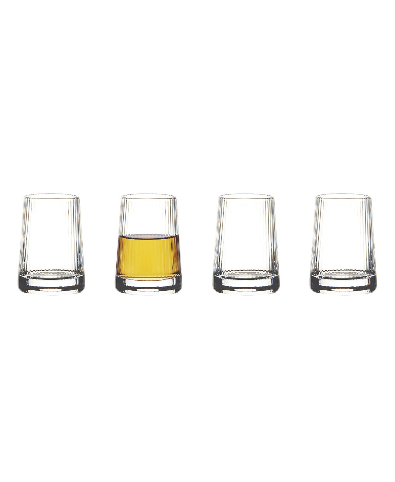 Empire Clear Shot Glasses, Set of 4 Anton Studio Designs