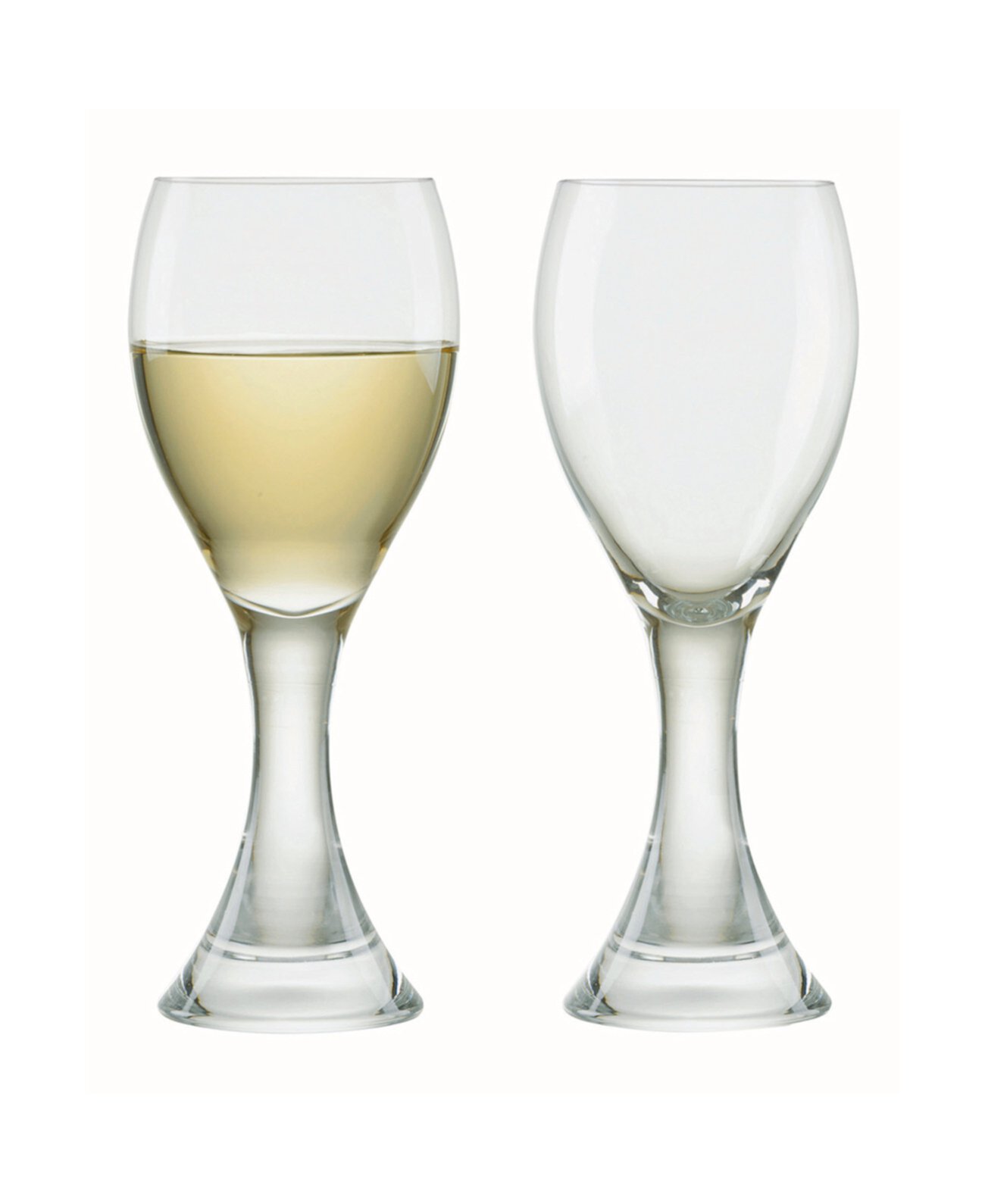 Manhattan White Wine Glasses, Set of 2 Anton Studio Designs