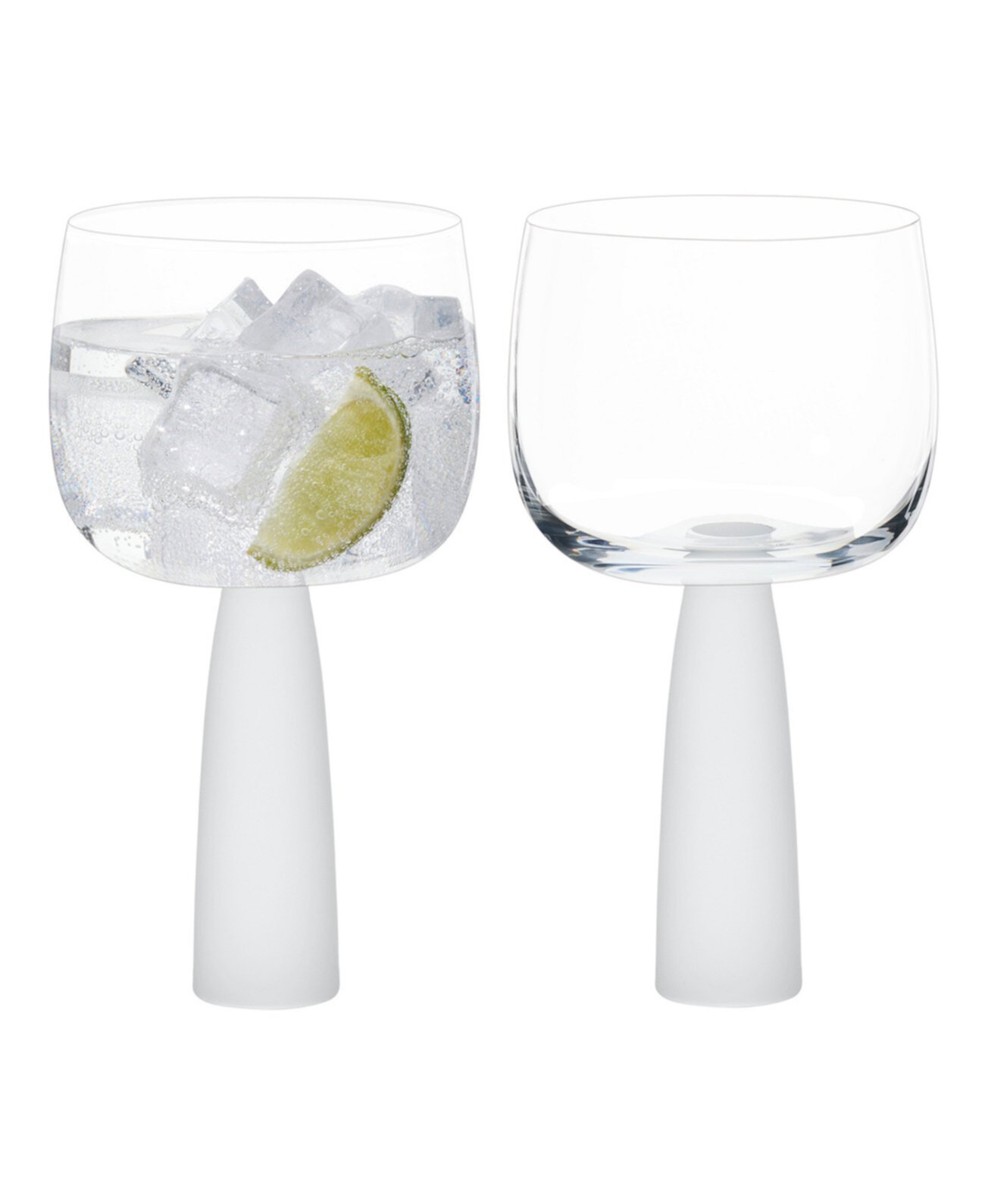 Oslo Gin Glasses Frost, Set of 2 Anton Studio Designs