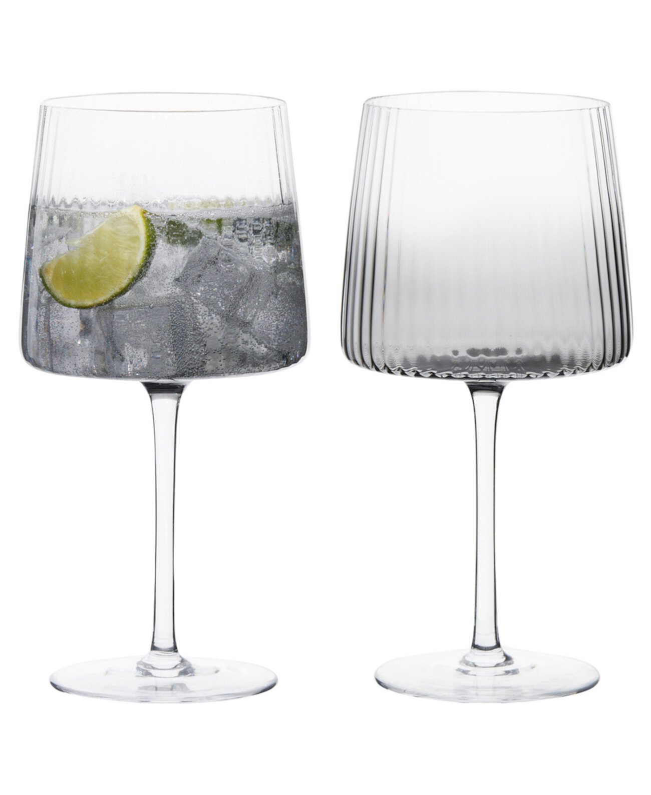 Empire Gin Glasses Smoke, Set of 2 Anton Studio Designs