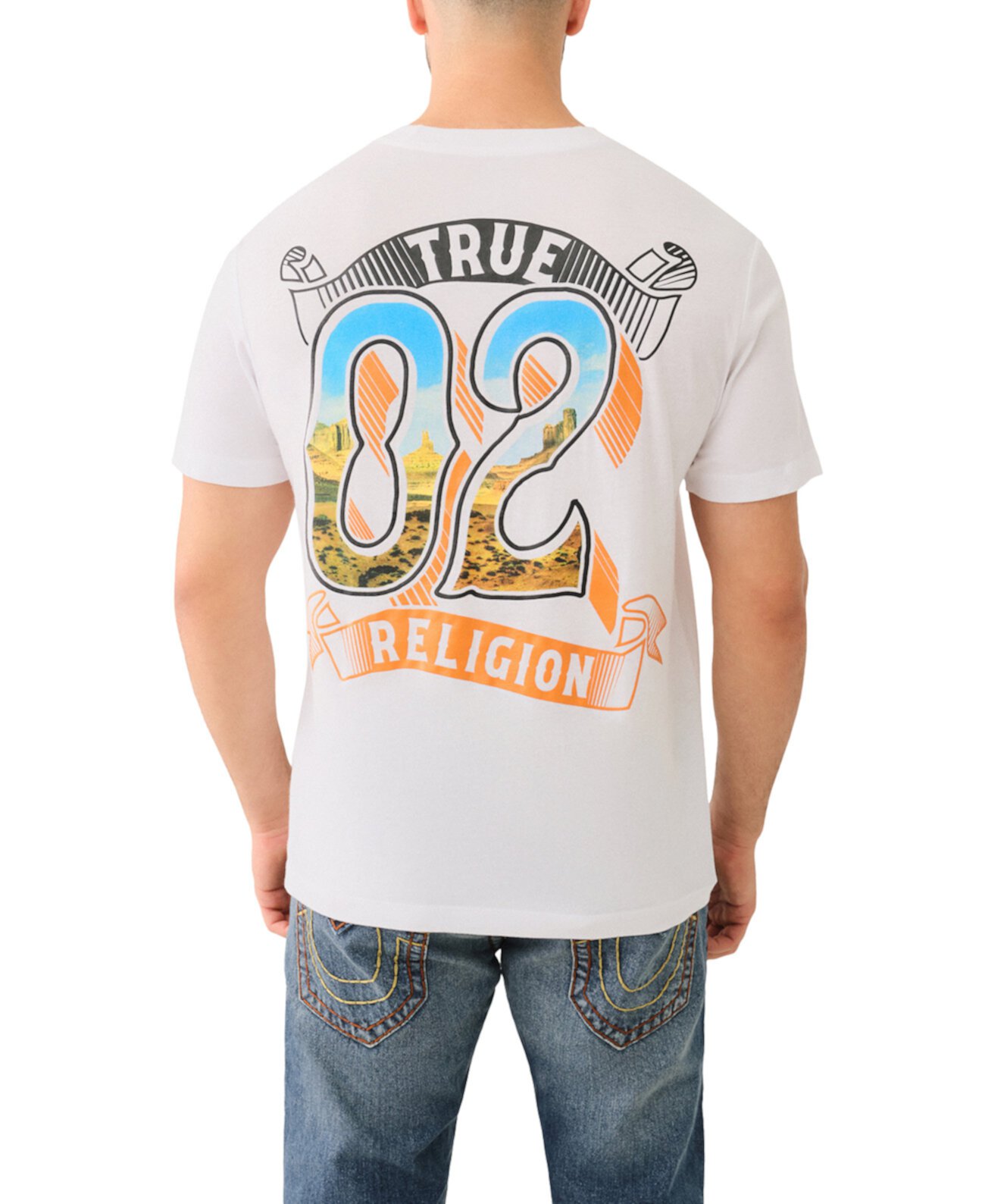 Графическая футболка с коротким рукавом True Religion Canyon, 100% хлопок True Religion