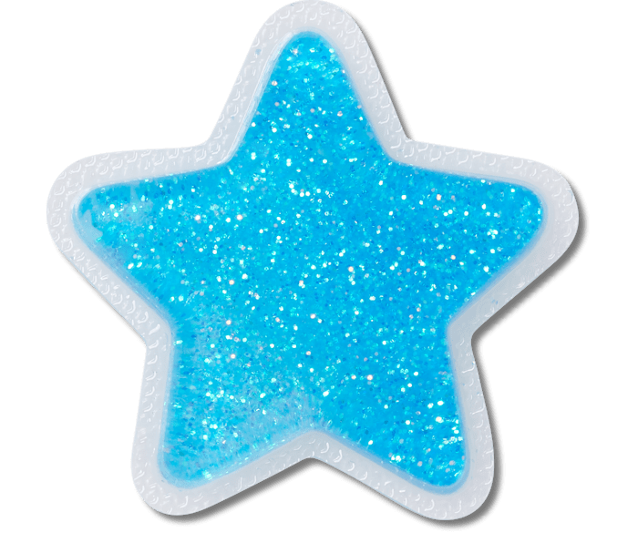  Джиббитс Crocs Blue Squish Star Crocs