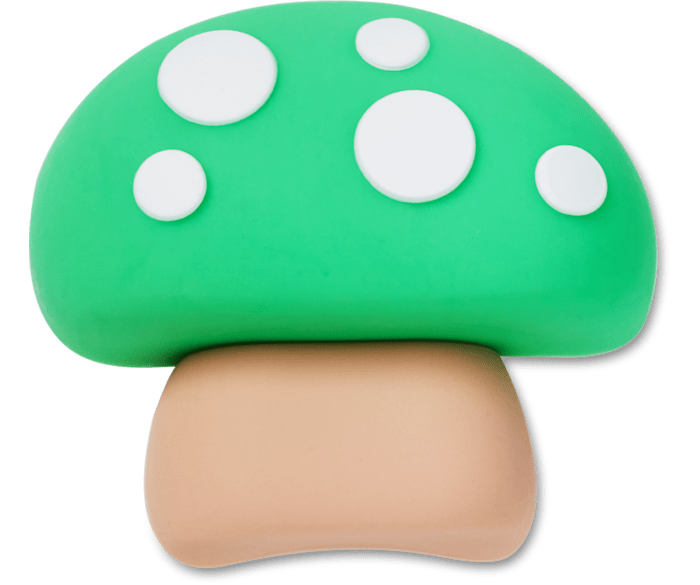 Унисекс Джиббитсы для кроксов Crocs Squishy Green Mushroom Crocs