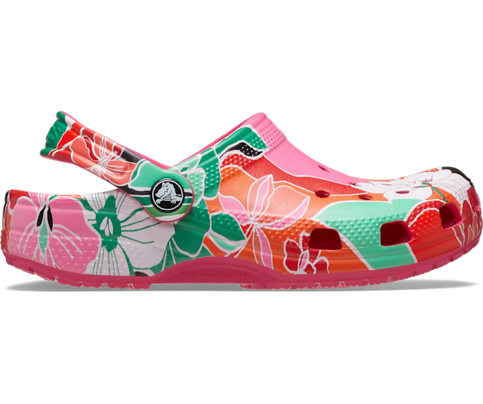 Детские Сабо Crocs Classic Woodcut Floral Crocs