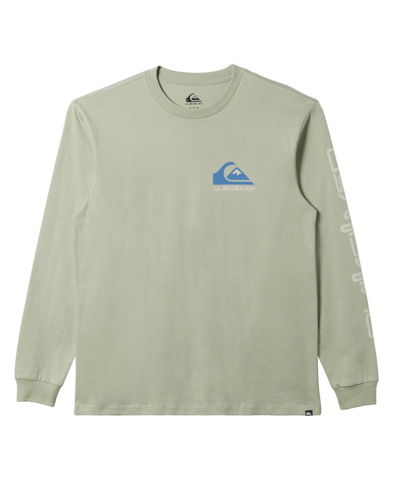 Мужская Футболка Quiksilver Comp Logo Длинный Рукав Quiksilver