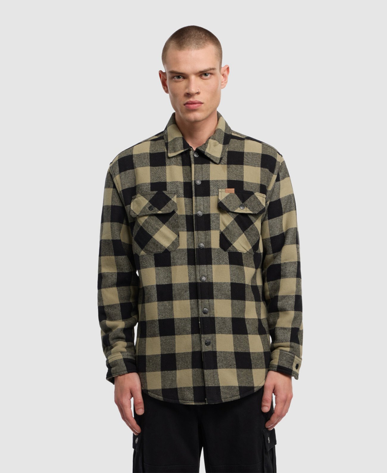 Мужская Повседневная куртка Ecko Unltd Snap Front Sherpa Flannel Shacket Ecko Unltd