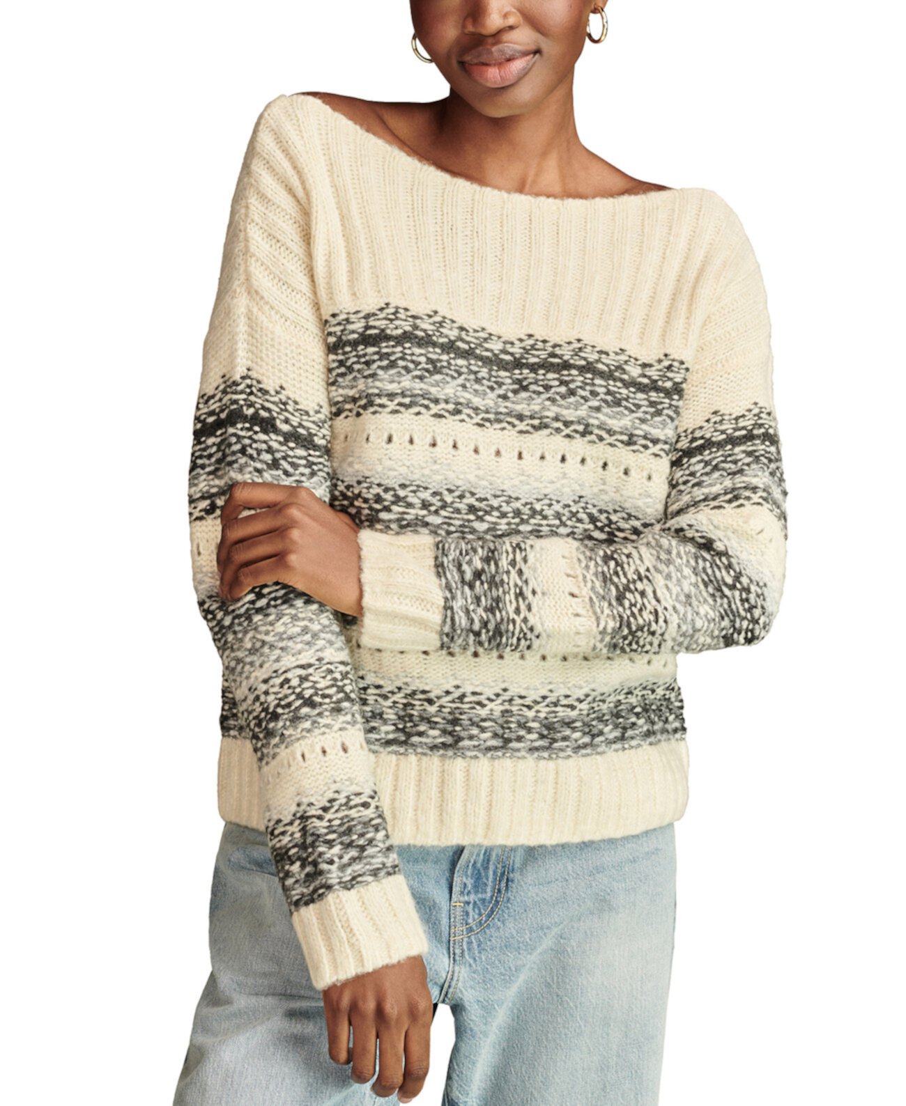 Женский Свитер Lucky Brand Fair Isle Lucky Brand