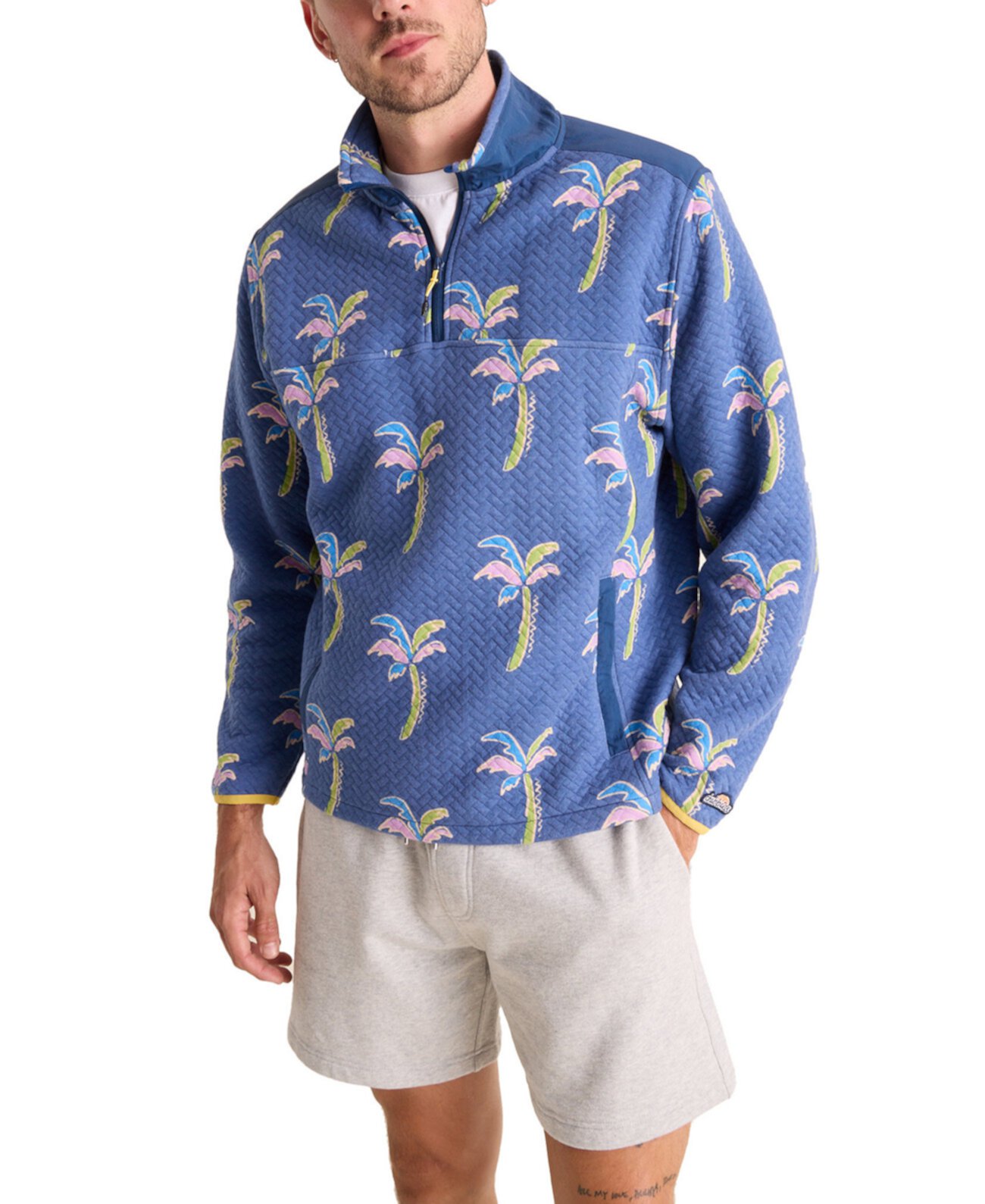 Мужская Толстовка CHUBBIES Tampa Winter Long Sleeve Quarter-Zip CHUBBIES