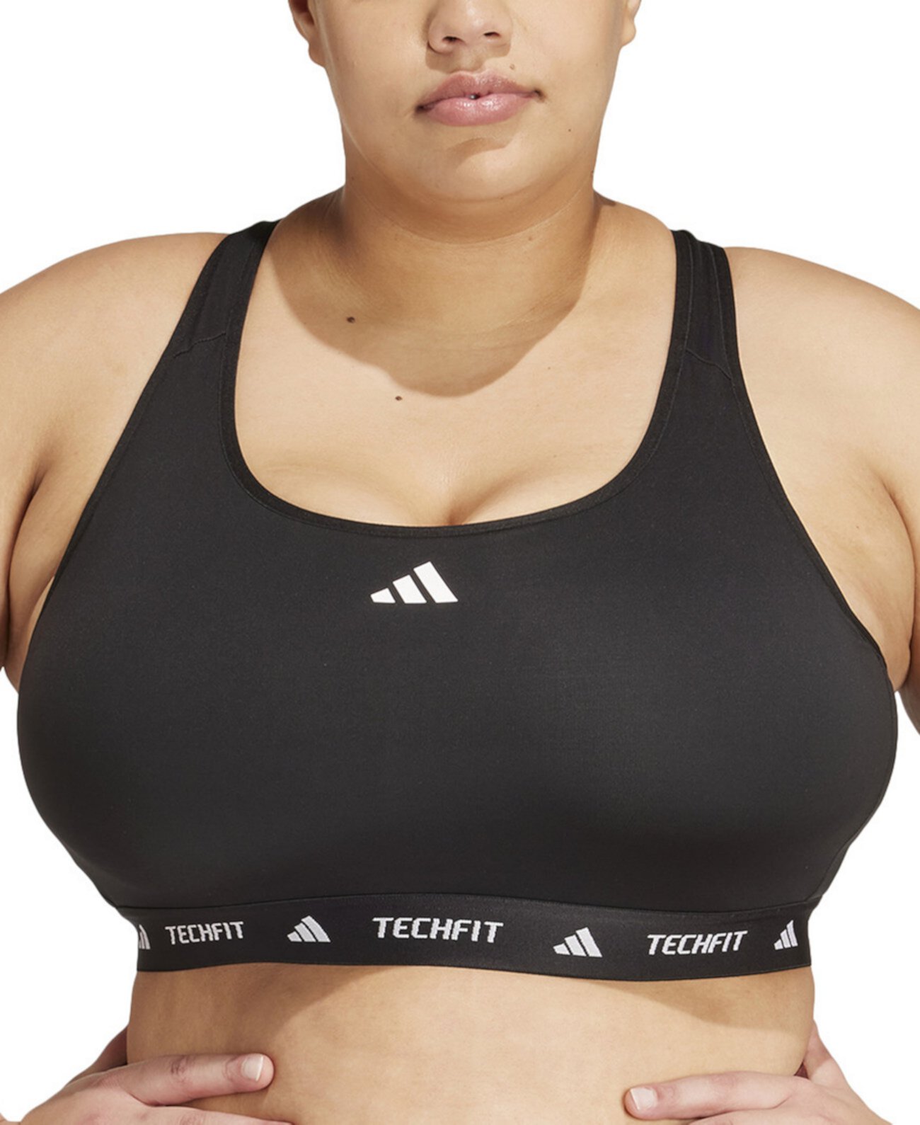 Женский Спортивный бюстгальтер Adidas Plus Size Techfit Racerback Adidas