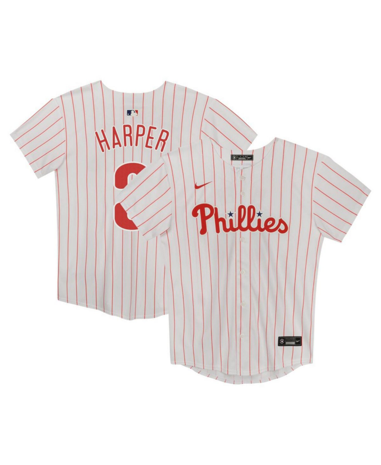 Детское Джерси Nike Bryce Harper Белое Philadelphia Phillies Home Game Nike