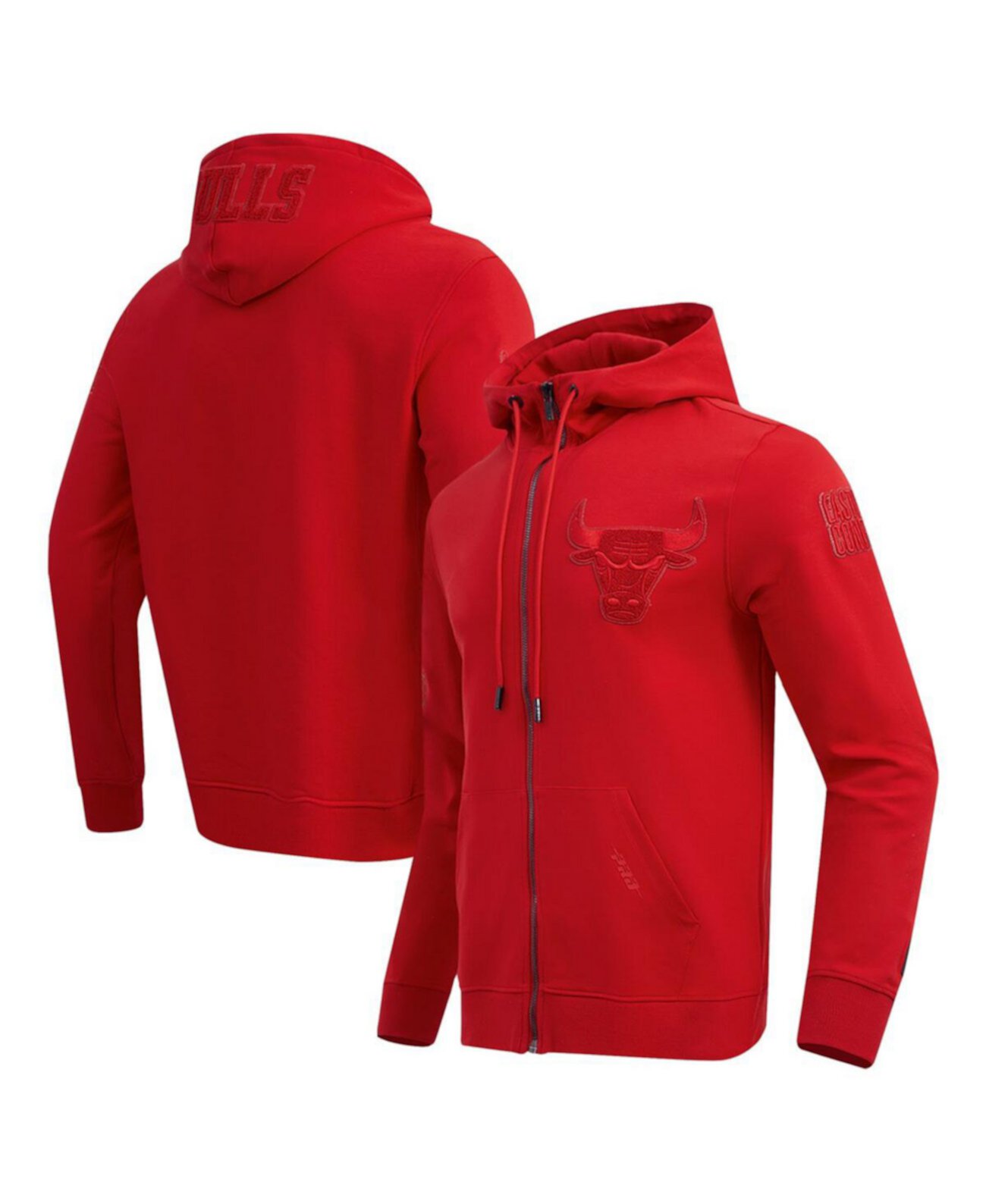 Мужское Худи Pro Standard Chicago Bulls Triple Tonal DK Full-Zip Pro Standard