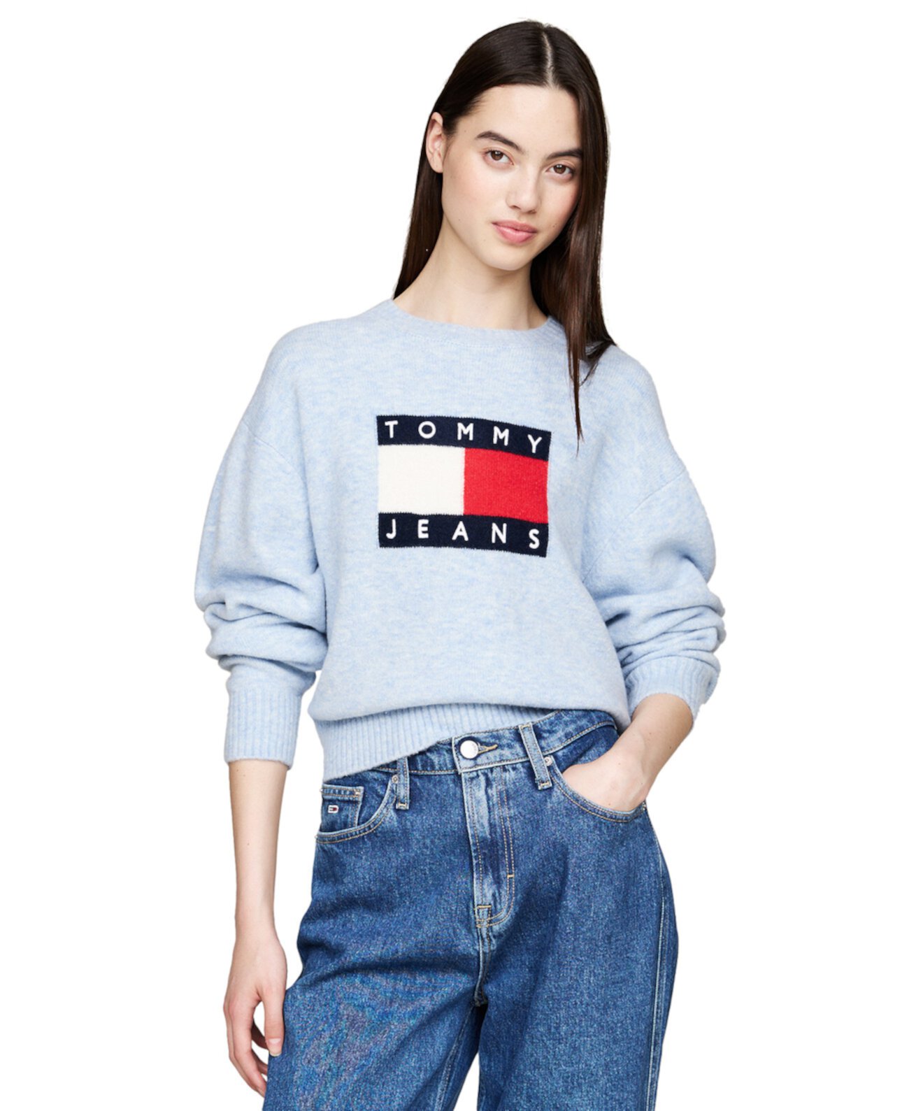 Женский Свитер Tommy Jeans Melange Flag Tommy Jeans