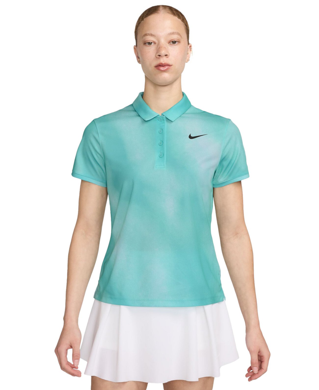 Women's Victory Dri-FIT Short-Sleeve Printed Golf Polo Nike