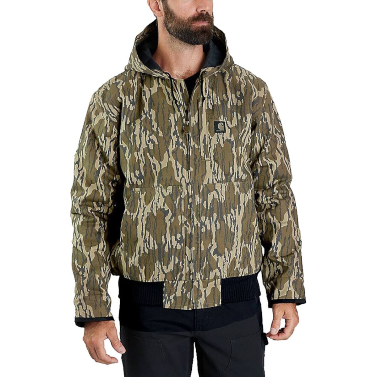 Мужской Пуховик Carhartt Rugged Flex Duck Loose Insulated Camo Active Jacket Carhartt