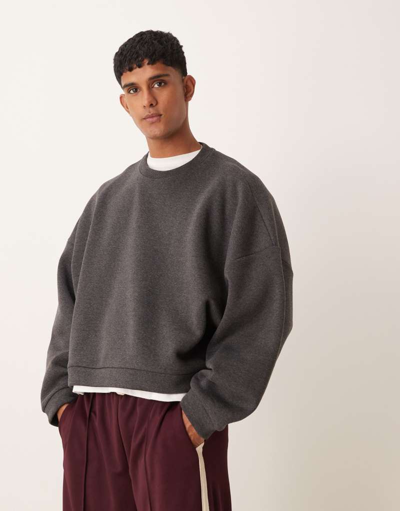 Мужской Свитер ASOS DESIGN Extreme Oversized Cropped ASOS DESIGN