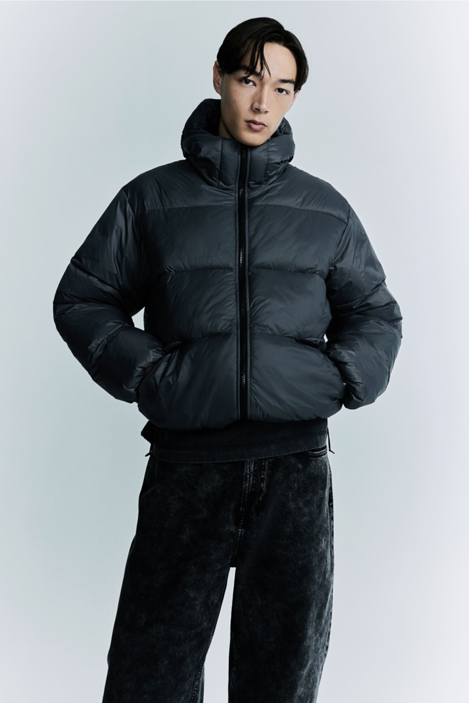 Мужской Пуховик H&M Loose Fit Water-Repellent H&M