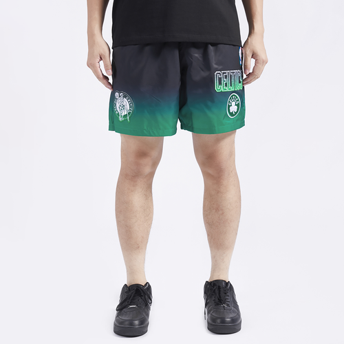 Pro Standard Celtics OS Letters Ombre Woven Shorts Pro Standard