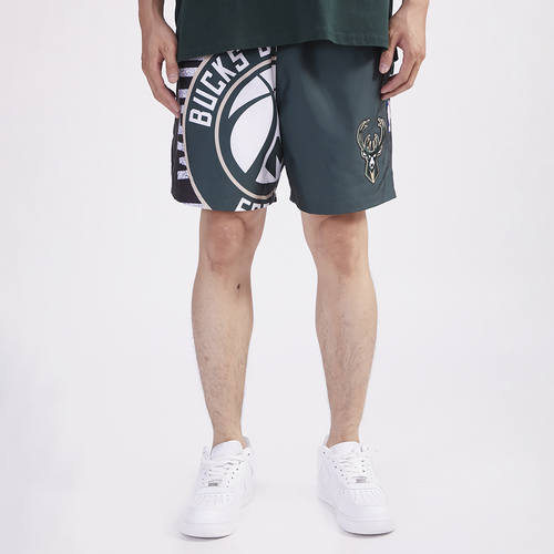 Pro Standard Bucks Split Mash Up Logo Woven Shorts Pro Standard