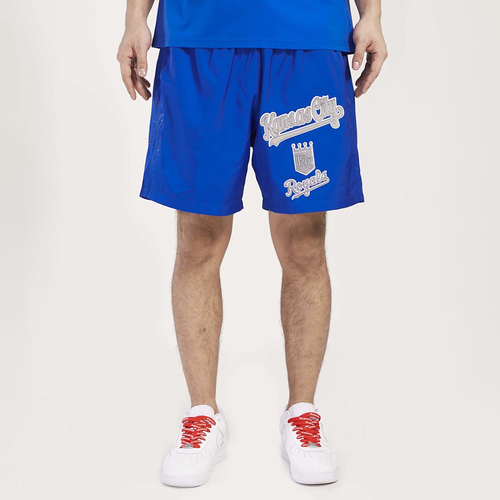 Pro Standard Royals Neutral Script TCWoven Shorts Pro Standard