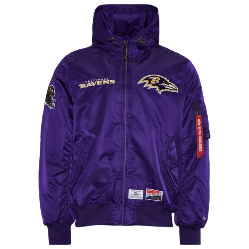 Куртка New Era Ravens Alpha из 100% нейлона для истинных фанатов New Era