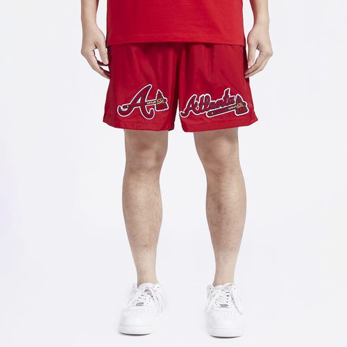 Pro Standard Atlanta Braves Dbl Logo Woven Short Pro Standard