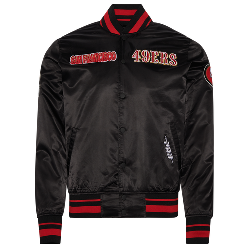 Pro Standard SF 49ers Turn It Up M Rib Satin Jacket Pro Standard