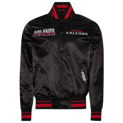 Pro Standard Atlanta Falcons Turn It Up M Rib Satin Jacket Pro Standard