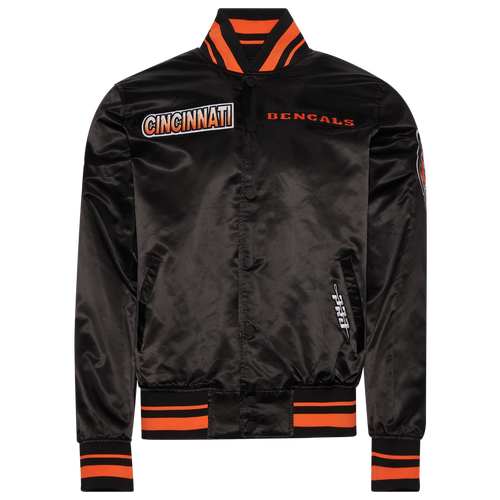 Pro Standard Cincinnati Bengals Turn It Up M Rib Satin Jacket Pro Standard