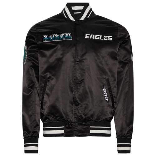 Pro Standard Phil. Eagles Turn It Up M Rib Satin Jacket Pro Standard