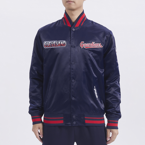 Pro Standard Clev. Guardians Turn It Up M Rib Satin Jacket Pro Standard