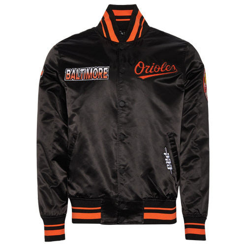 Pro Standard Baltimore Orioles Turn It Up M Rib Satin Jacket Pro Standard