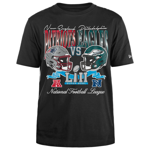 New Era Eagles/Patriots Super Bowl Short Sleeve T-Shirt New Era