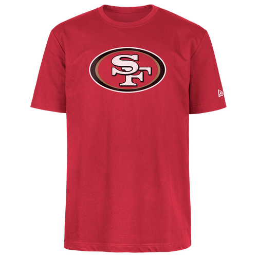 Футболка New Era 49ers OTC из 100% хлопка с коротким рукавом для настоящих болельщиков New Era