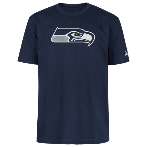 Футболка с коротким рукавом New Era Seahawks OTC из 100% хлопка, обеспечивающая комфорт с начала матча до финального свистка New Era