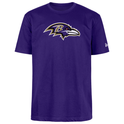 Футболка New Era Ravens из мягкого хлопка с коротким рукавом для фанатов Baltimore Ravens New Era