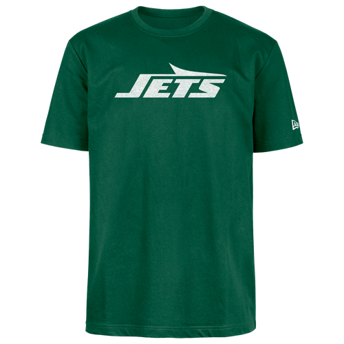 Футболка New Era Jets OTC из мягкого хлопка с короткими рукавами и вентиляцией для поклонников команды New Era