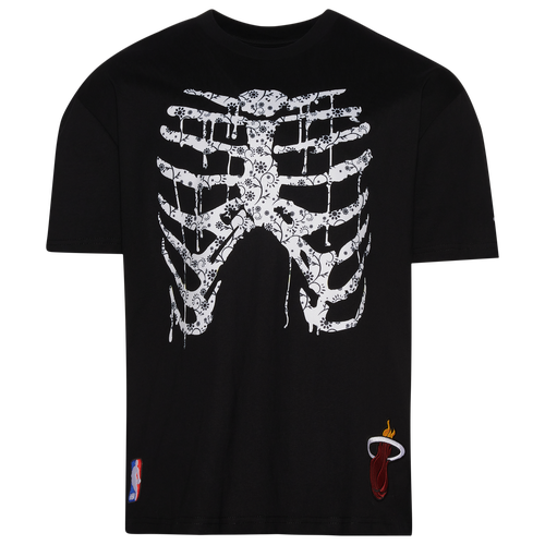 Pro Standard Miami Heat Rib Cage Drop Shoulder T-Shirt Pro Standard