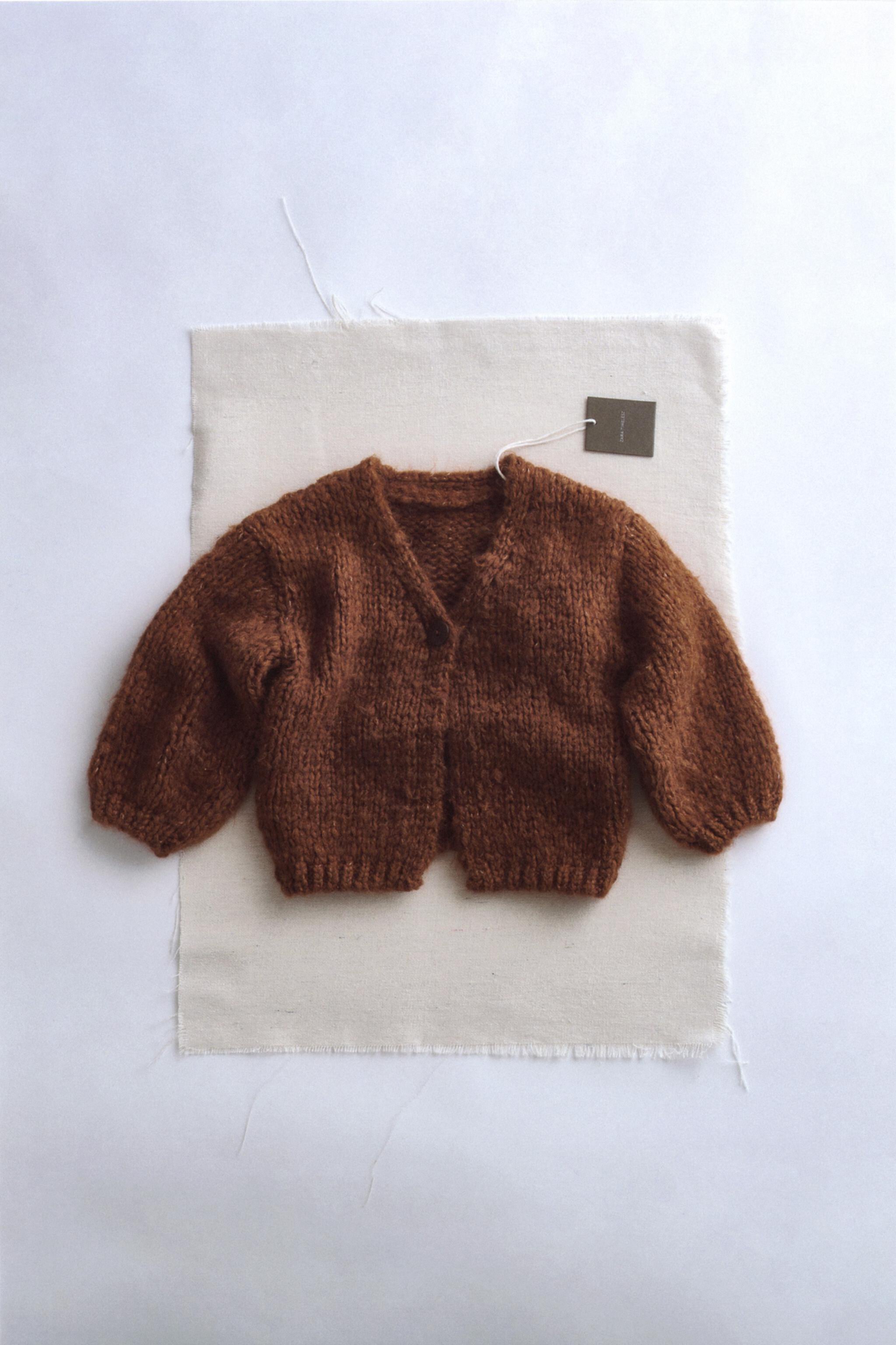  Кардиган Zara BUTTONED WOOL BLEND KNIT SWEATER - TIMELESZ ZARA