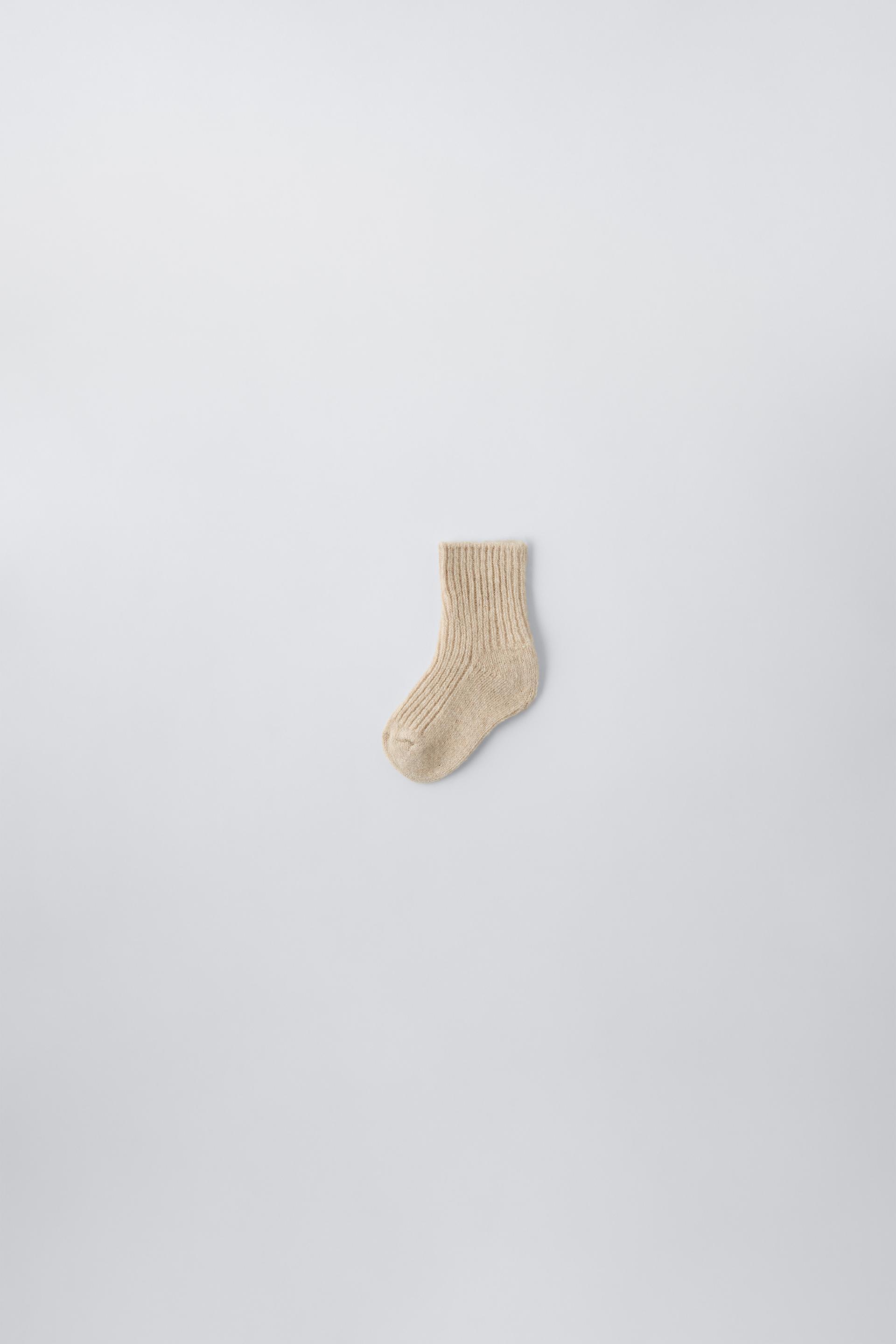 CASHMERE BLEND SOCKS ZARA