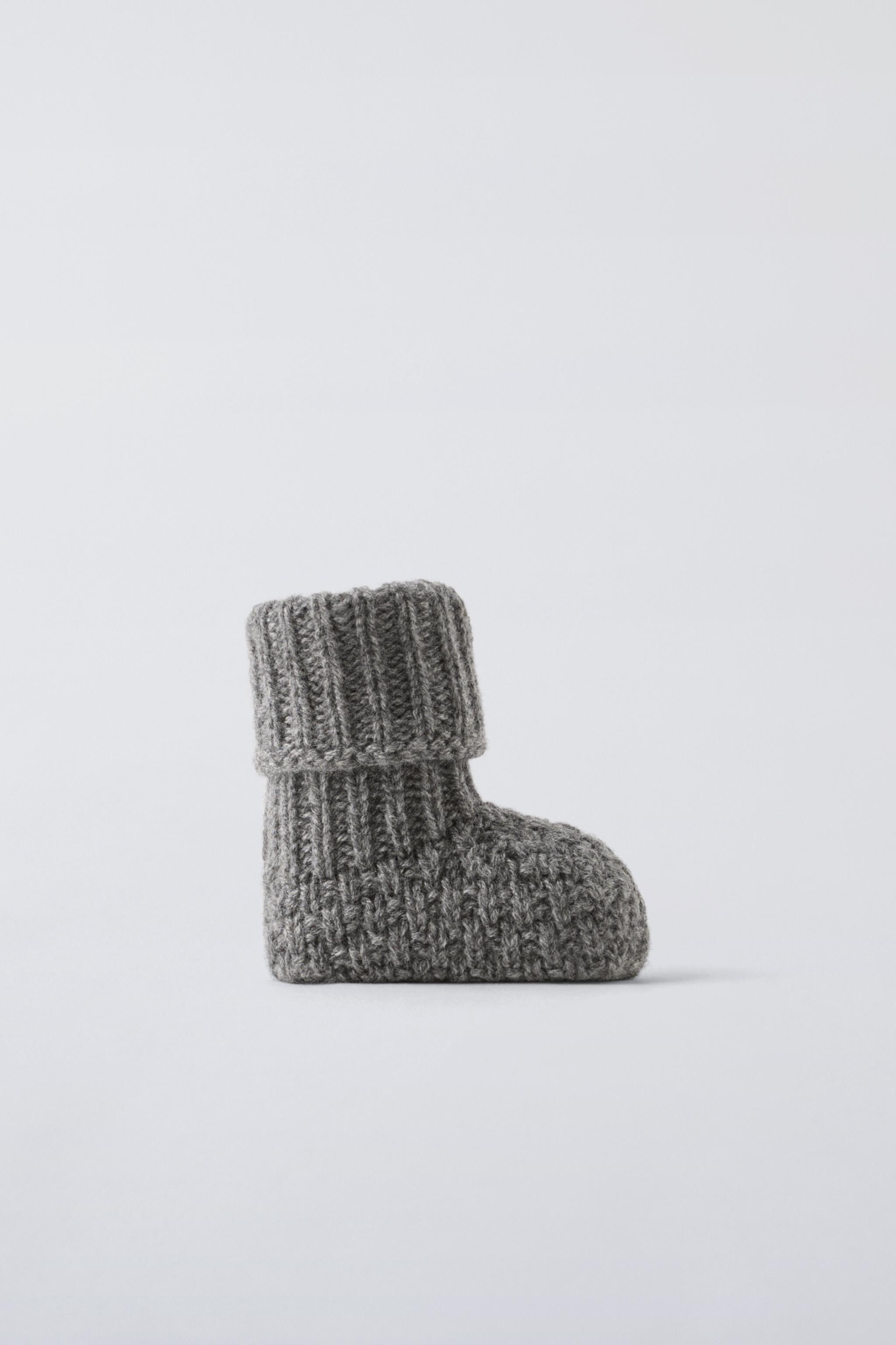 CASHMERE BOOTIES Zara