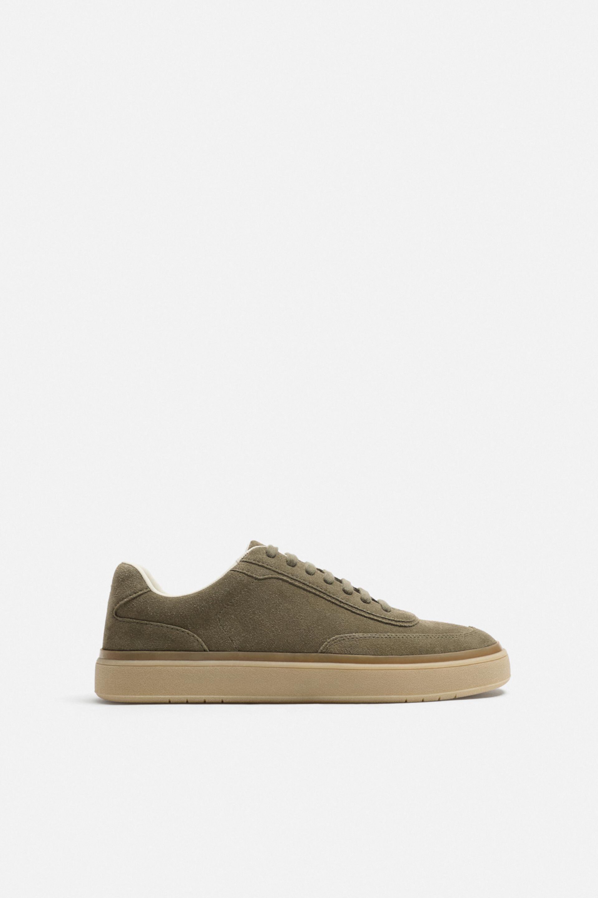 CASUAL LEATHER SNEAKERS ZARA