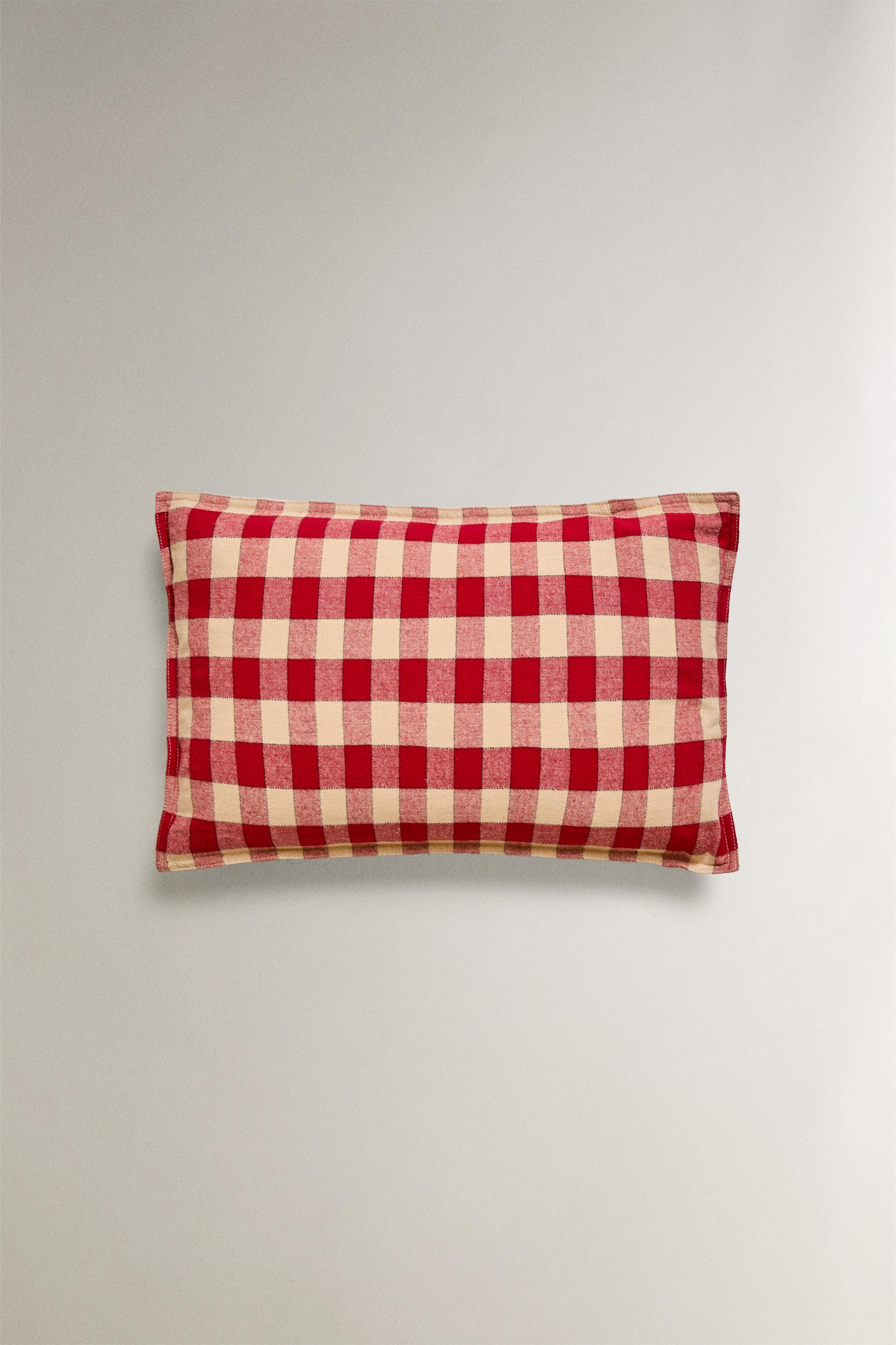 CHECK THROW PILLOW COVER Zara Home